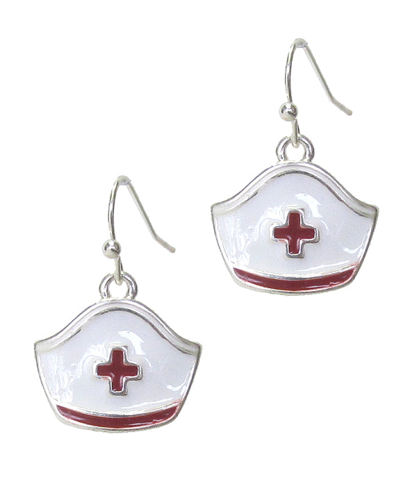 EPOXY NURSE THEME EARRING