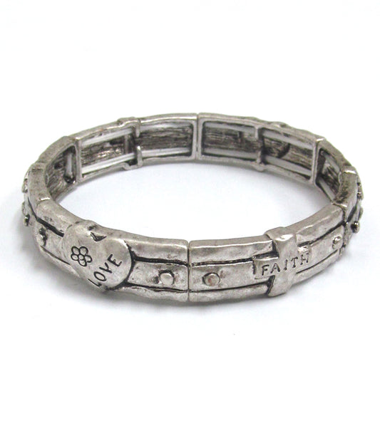 RELIGIOUS INSPIRATION STRETCH BRACELET