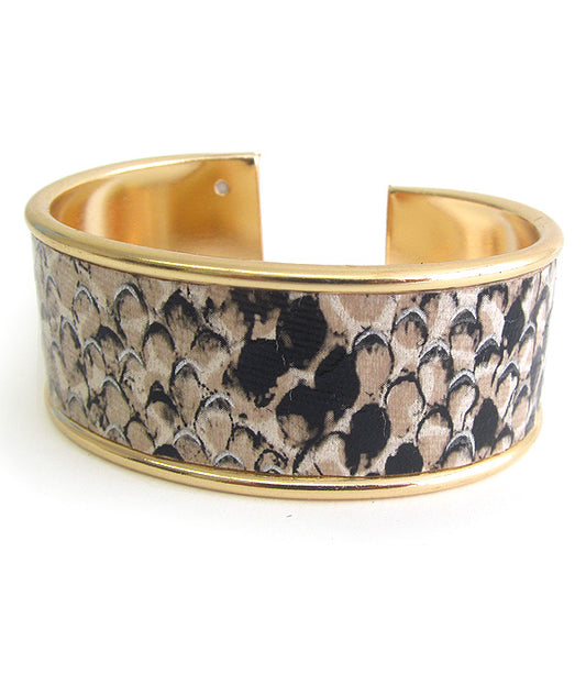 SNAKE SKIN BANGLE BRACELET